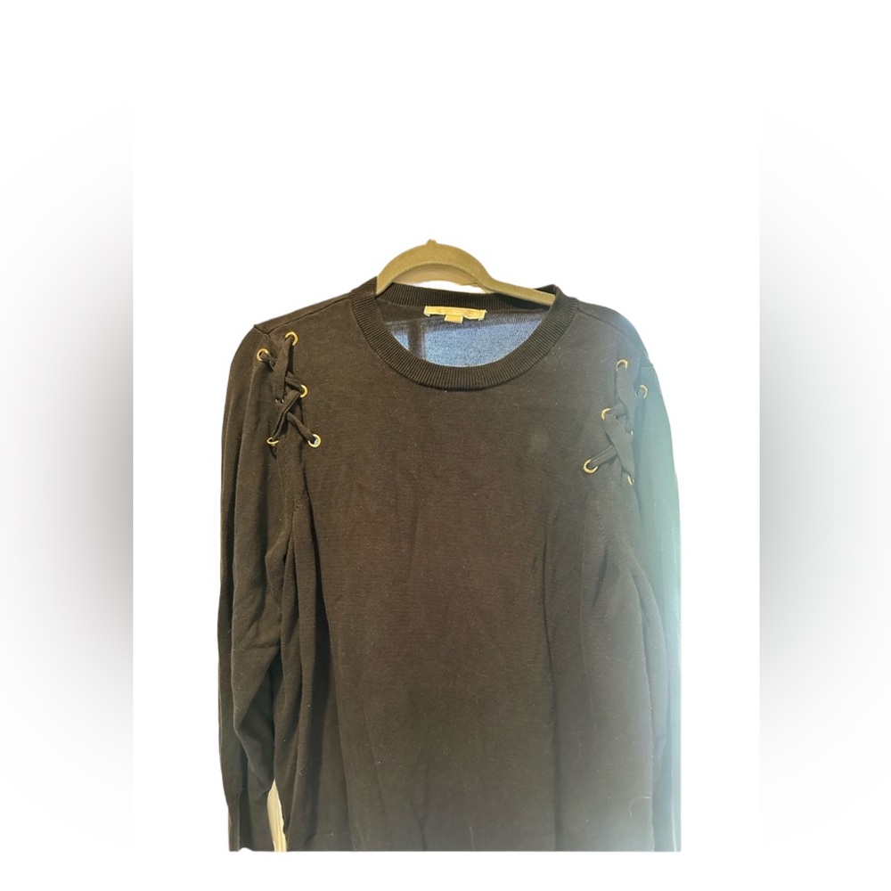 Michael Kors Black sweater with ribbon design